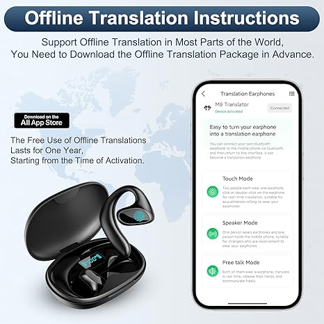 Vivid Language Translator Earbuds